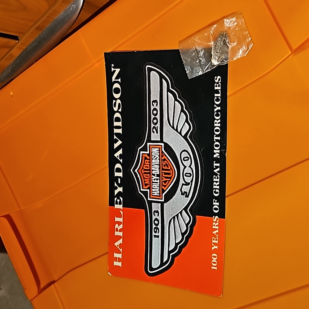 Harley-Davidson patch and pin